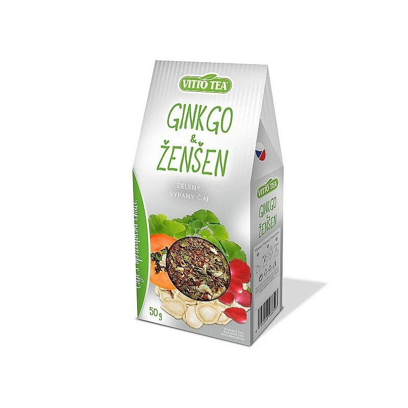 VITTO Green Ginkgo & ženšen papír 50g