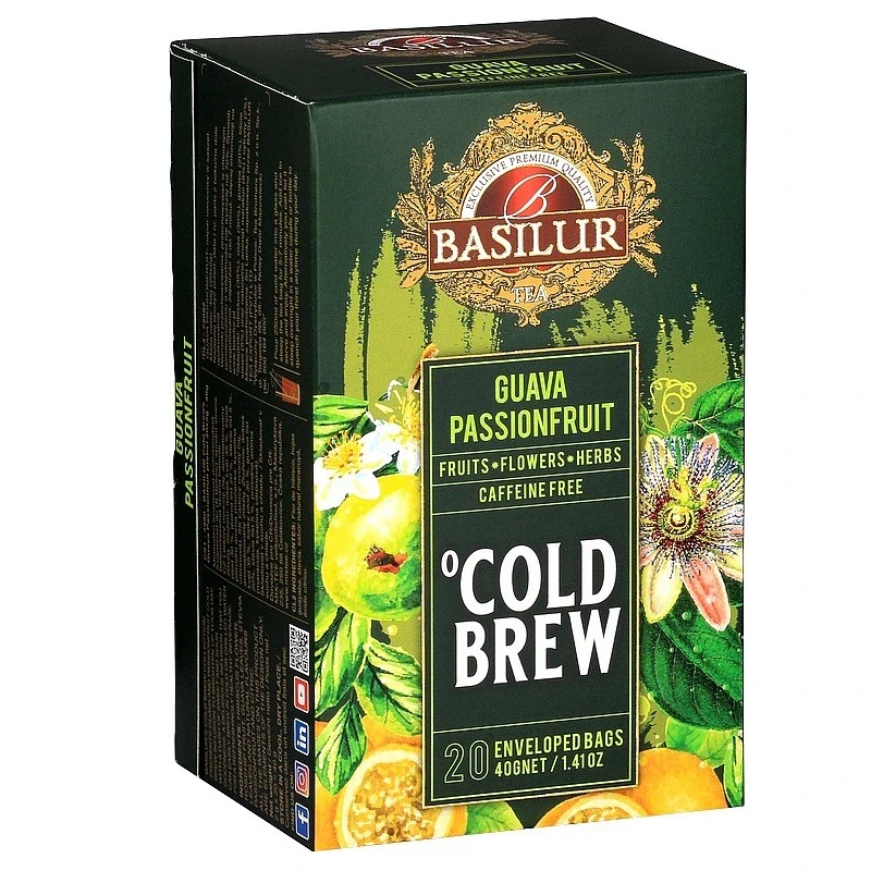 BASILUR Cold Brew Guava Passionfruit přebal 20x2g