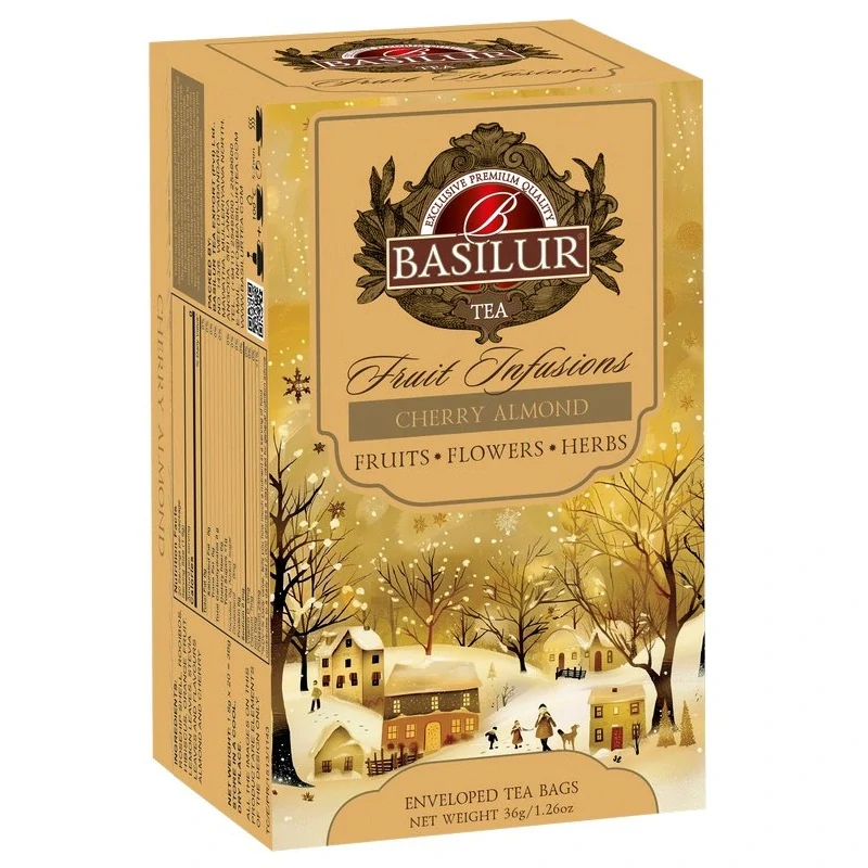 BASILUR Christmas Fruit Cherry Almond přebal 20x1,8g
