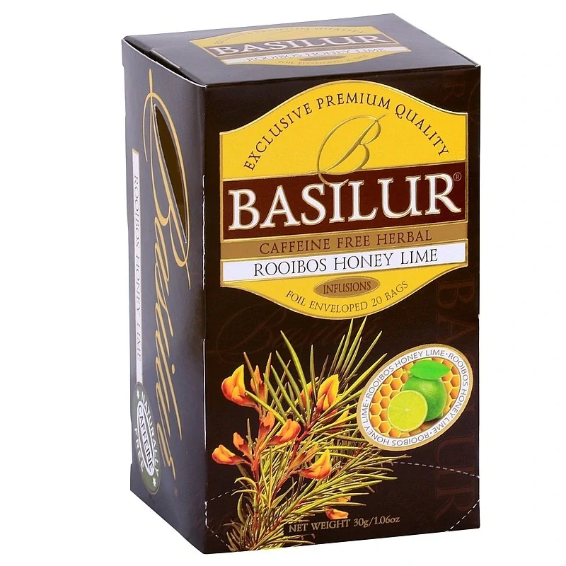 BASILUR Rooibos Honey Lime přebal 25x1,5g