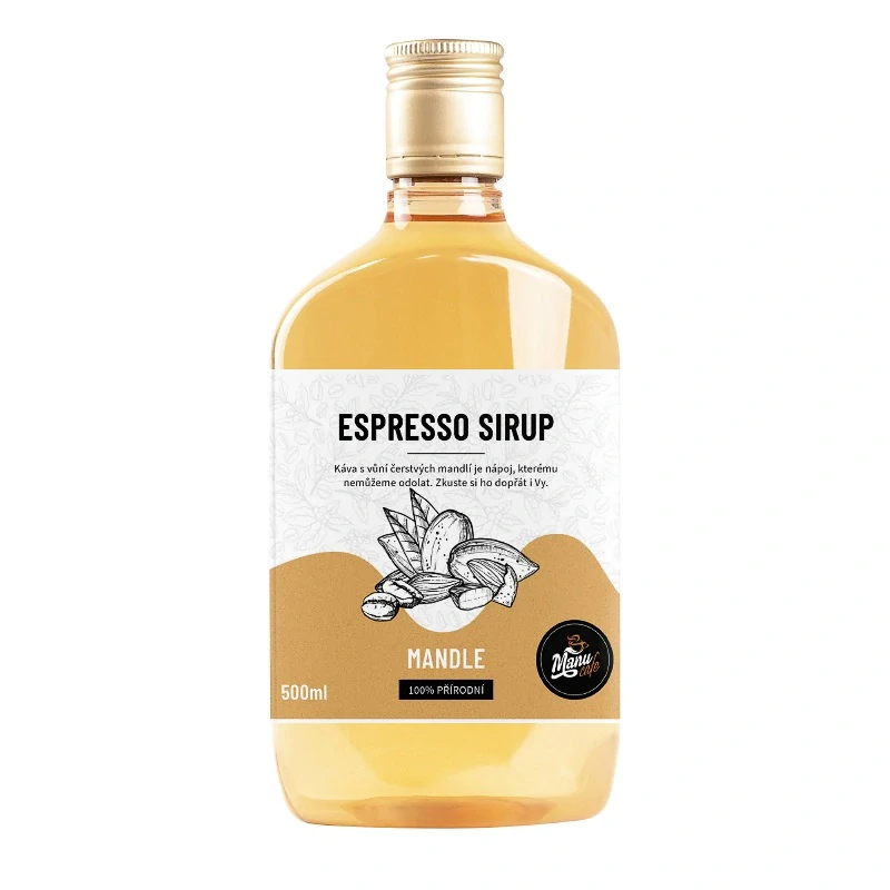 Espresso sirup Mandle - 500 ml