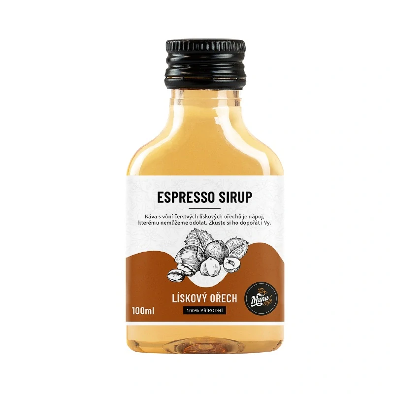 Espresso sirup Lískový ořech - 100 ml