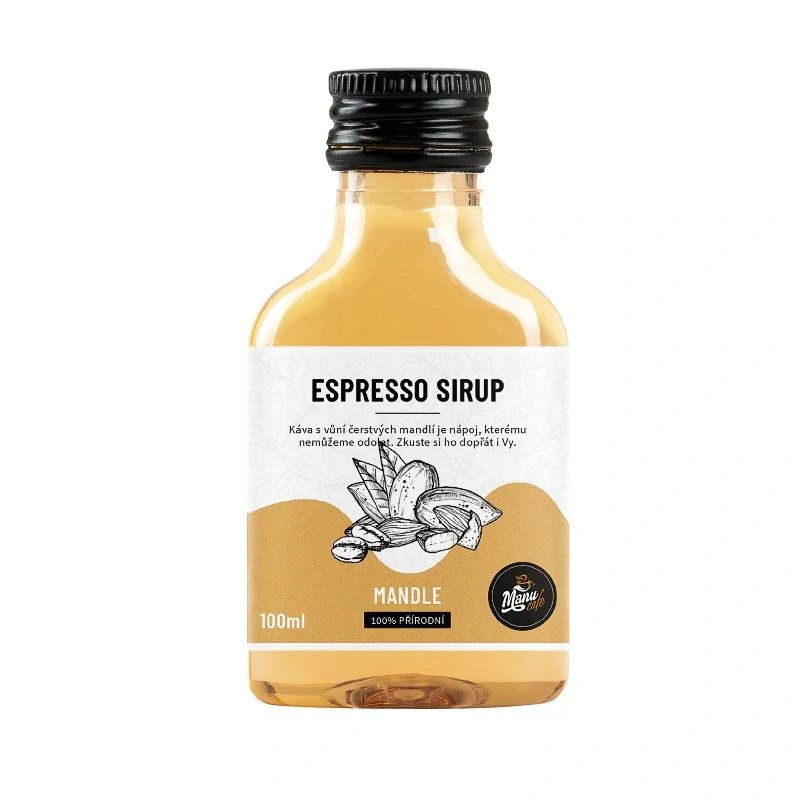 Espresso sirup Mandle - 100 ml