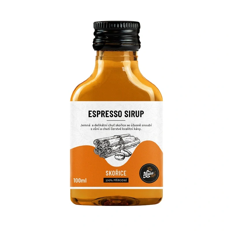 Espresso sirup Skořice - 100 ml