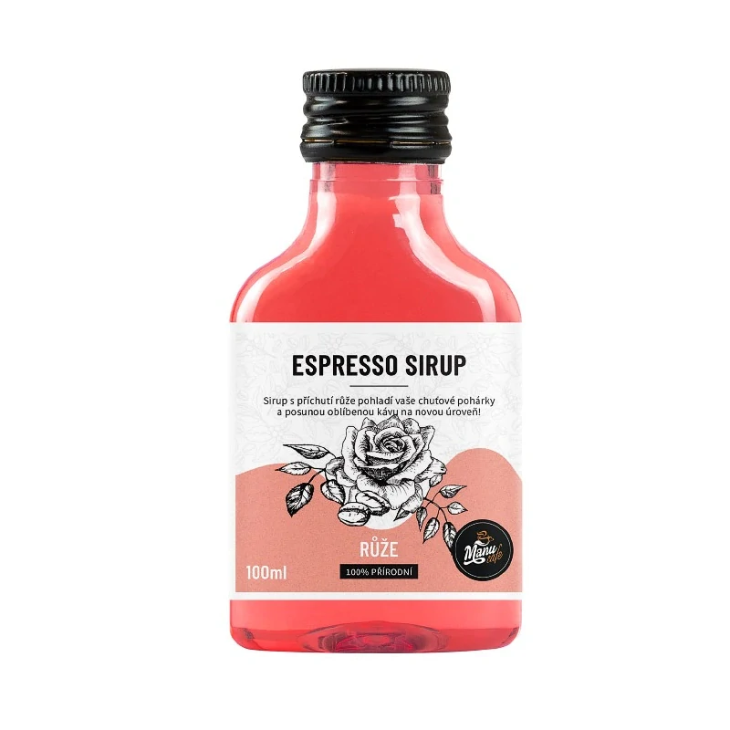Espresso sirup Růže - 100 ml