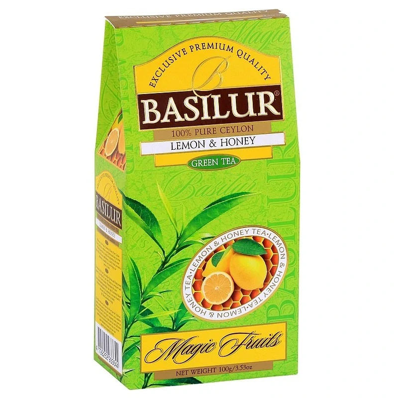 BASILUR Magic Green Lemon & Honey papír 100g