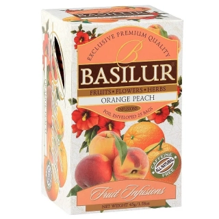 BASILUR Fruit Orange Peach přebal 25x1,8g