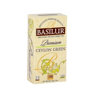 BASILUR Premium Ceylon Green nepřebal 25x2g