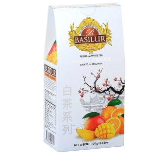 BASILUR White Tea Mango Orange papír 100g