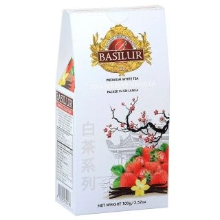 BASILUR White Tea Strawberry Vanilla papír 100g