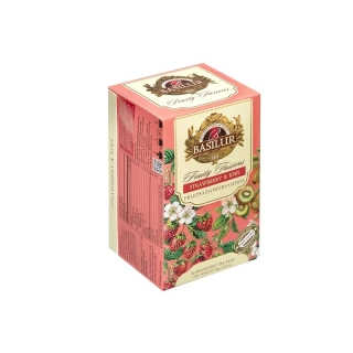 BASILUR Without Hibiscus Strawberry & Kiwi přebal 20x1,8g