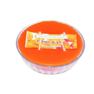 Interiérová svíčka miska 4-knotová - Pomeranč