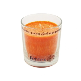 Palmová vonná svíčka ve skle mandarinka JBR válec