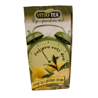 VittoTea Budík Zelený čaj s příchutí citronu