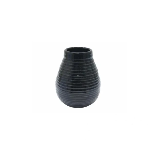 Keramická kalabasa standard Yerba Mate černá