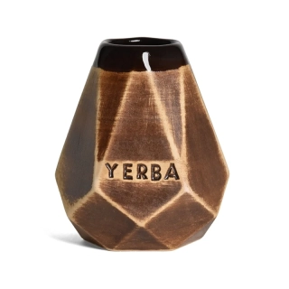 Keramická kalabasa Diamant Yerba Mate natural